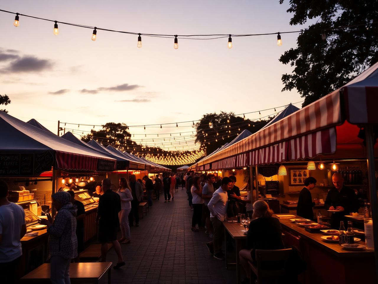 Food Village & Cocktail Bars